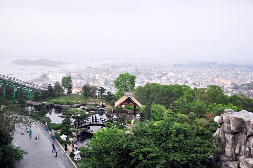 Vườn Nhật Zen Garden nhìn từ trên cao xuống (nguồn: BlogAnChoi)