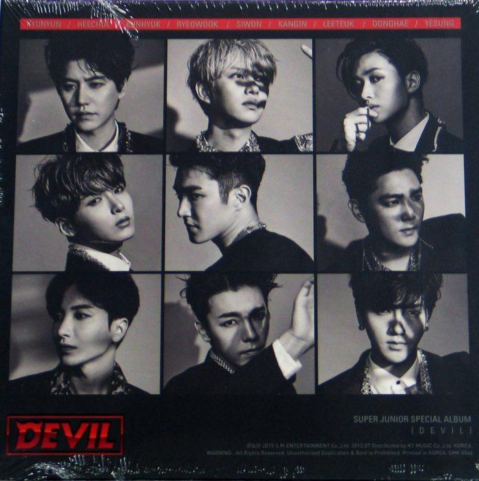 Album bán chạy nhất của Super Junior trong năm 2015 là "Devil", và vào cuối năm đó, họ đã có tổng doanh số album 2,24 triệu bản. (Nguồn: Internet)