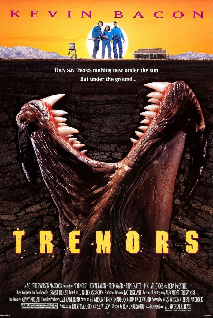 Poster phim Tremors - Quái Vật Lòng Đất (1990) (Ảnh: Internet)