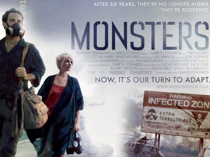 Poster phim Monsters - Quái Thú (2010) (Ảnh: Internet)