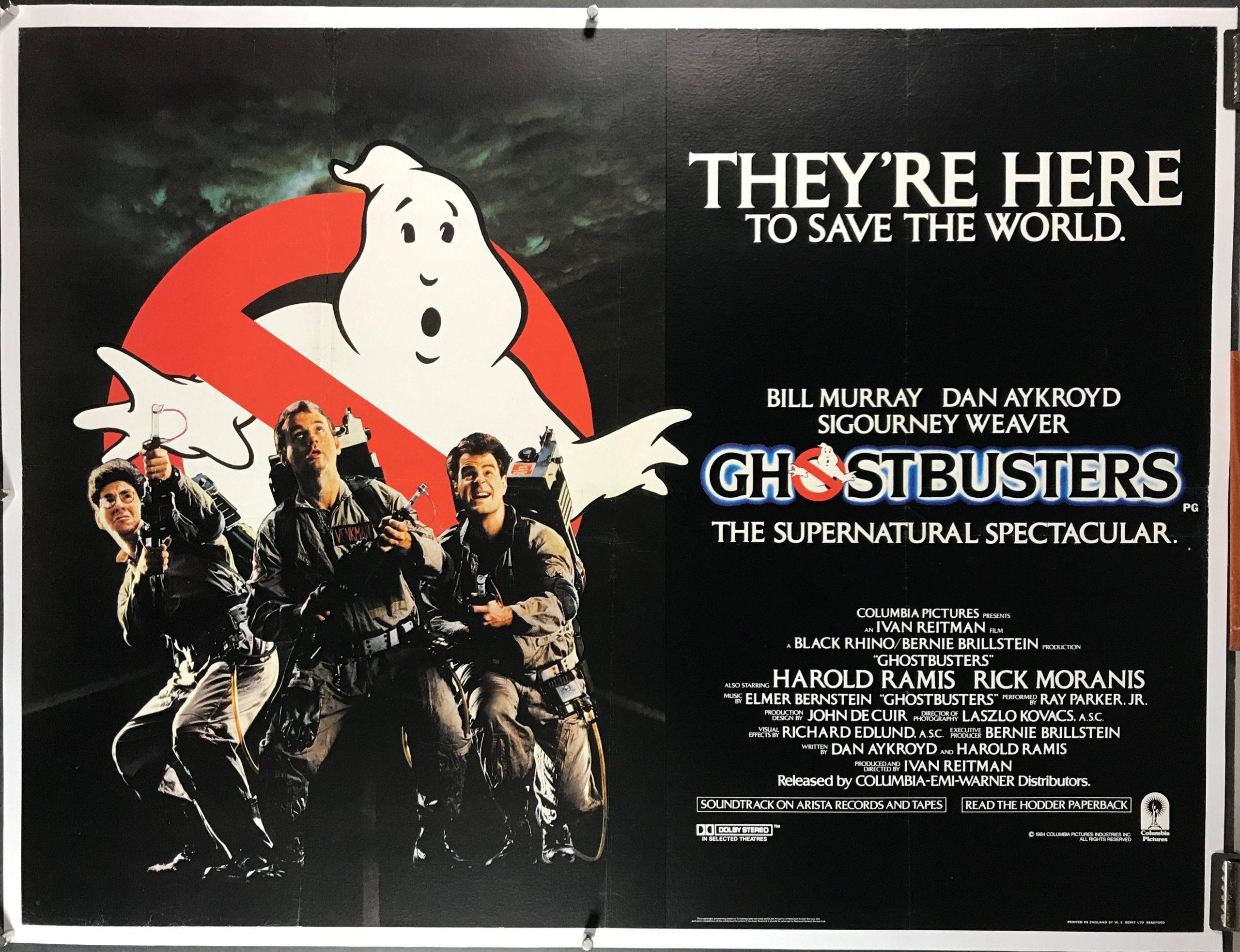 Poster phim Ghost Busters - Biệt Đội Săn Ma (1984) (Ảnh: Internet)