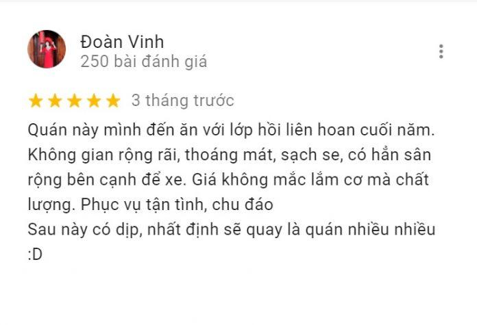 Đánh giá của khách hàng về Buk Buk (Nguồn: Internet)