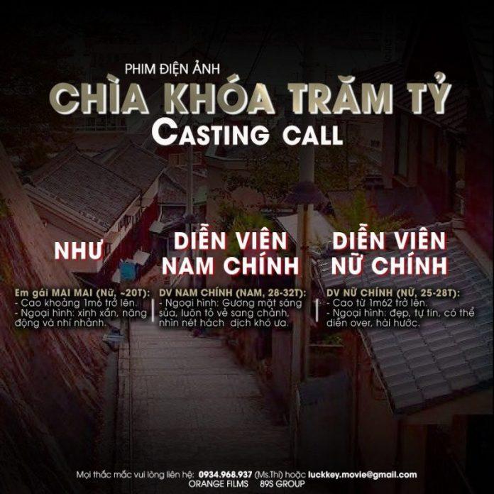 Tiêu chuẩn trong vòng casting của bộ phim Chìa khoá trăm tỷ ( Ảnh: Internet )