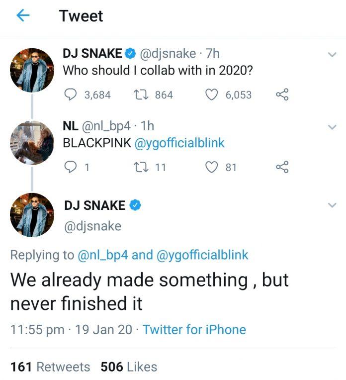 DJ Snake tung hint về màn colab với BLACKPINK (Ảnh: Internet)