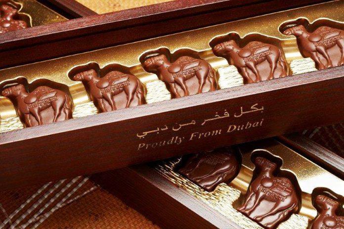 Những miếng sôcôla làm từ sữa lạc đà - đặc sản của Dubai (Ảnh: Internet).