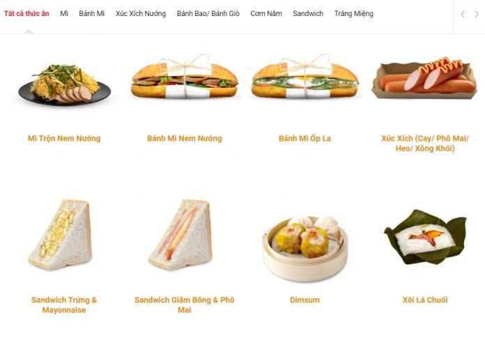 Menu đa dạng ở Circle K (Nguồn: Internet)