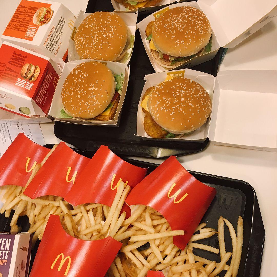 Đồ ăn của McDonald's (Nguồn: Internet)