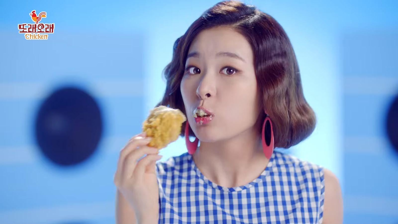 Red Velvet Seulgi từng chia sẻ rằng công ty cấm cô ăn gà rán. (Ảnh: Internet)