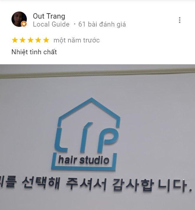 Đánh giá từ chị Out Trang về dịch vụ của Líp Hair Studio (Nguồn: Internet)