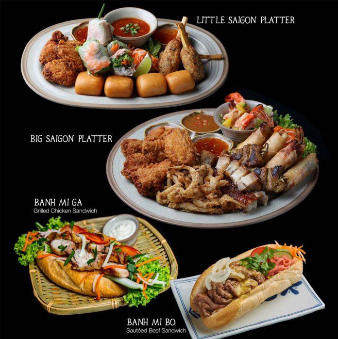 Những suất ăn hấp dẫn của nhà hàng Little Saigon (Ảnh: Internet).