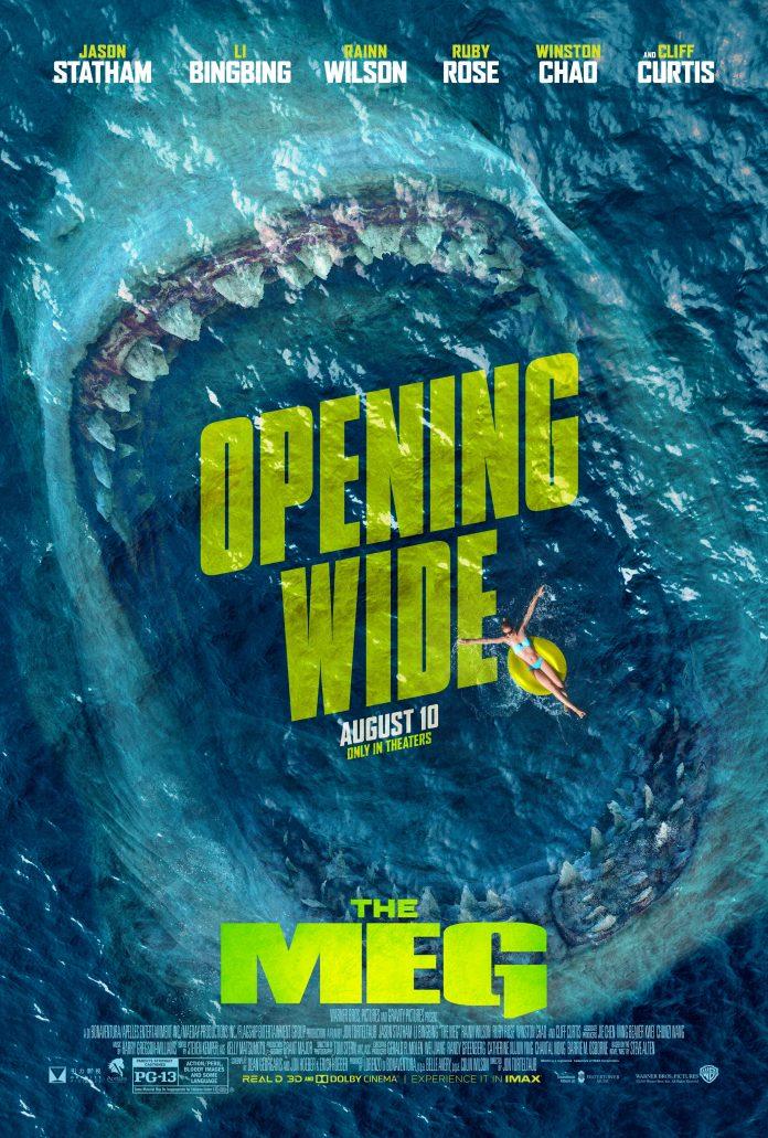 Poster phim The Meg - Cá Mập Siêu Bạo Chúa (2018) (Ảnh: Internet)