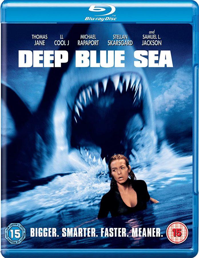 Poster phim Deep Blue Sea - Biển Xanh Sâu Thẳm (1999) (Ảnh: Internet)