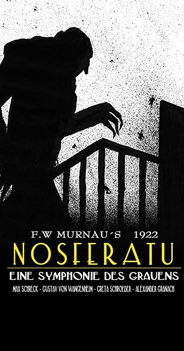 Poster phim Nosferatu - Ma Cà Rồng Nosferatu (1922) (Ảnh: Internet)