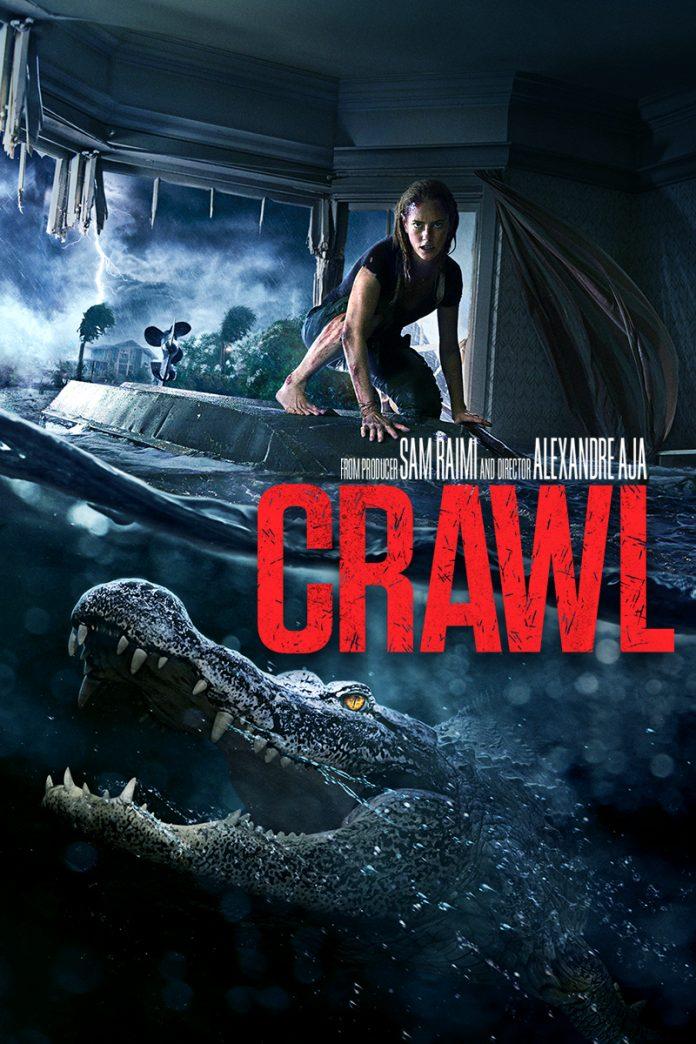 Poster phim Crawl - Địa Đạo Cá Sấu Tử Thần (2019) (Ảnh: Internet)