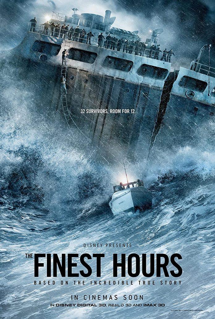 Poster phim The Finest Hours - Giờ Lành (2016) (Ảnh: Internet)