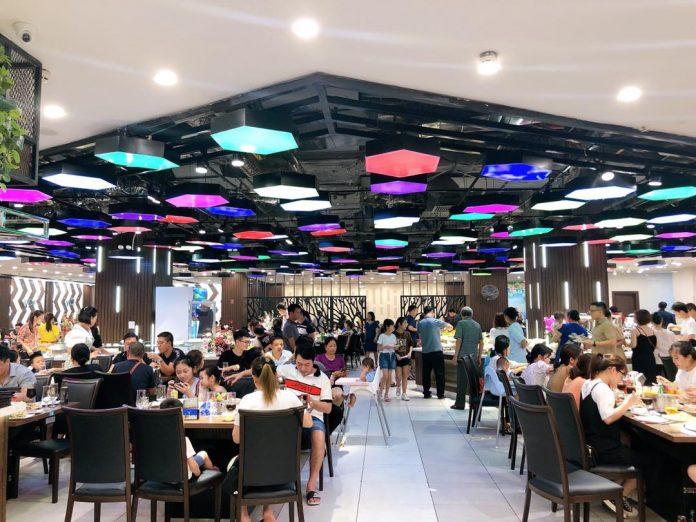 Không gian lớn tại Poseidon Buffet (Nguồn: Internet)