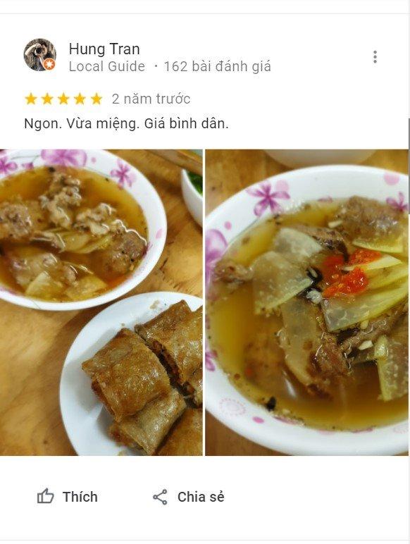 Đánh giá của khách hàng về Bún Chả Dì Xuân (Nguồn: BlogAnChoi) Đánh giá của khách hàng về Bún Chả Dì Xuân (Nguồn: BlogAnChoi)