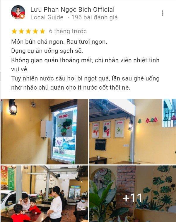 Đánh giá của khách hàng về Bún Chả Hà Nội Xưa (Nguồn: BlogAnChoi) Đánh giá của khách hàng về Bún Chả Hà Nội Xưa (Nguồn: BlogAnChoi)