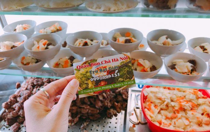 Đồ ăn tại Bún Chả Trư Bát Giới (Nguồn: Internet) Đồ ăn tại Bún Chả Trư Bát Giới (Nguồn: Internet)