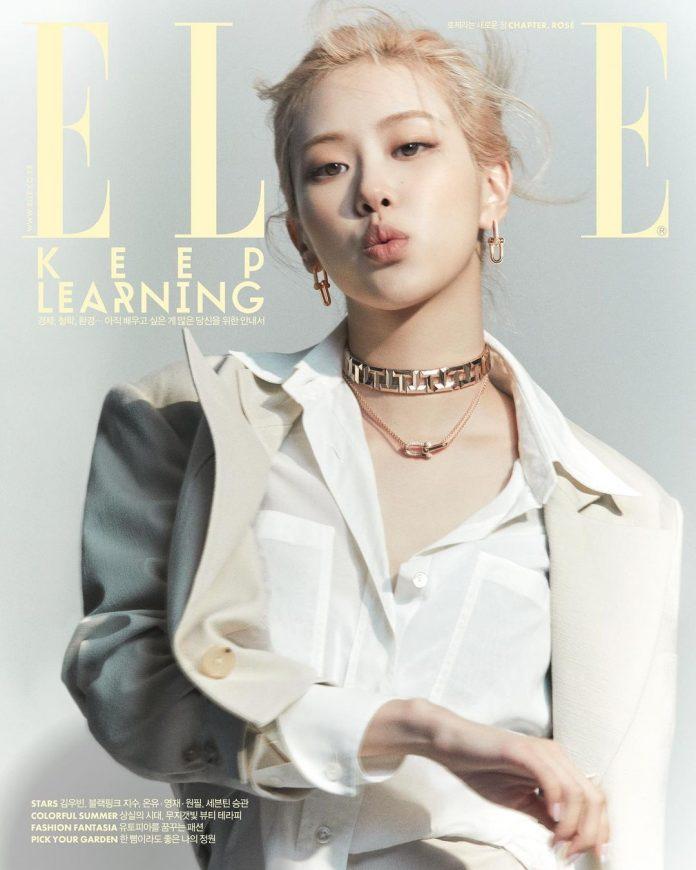 Rosé lên trang bìa ELLE Korea số tháng 6 với đến tận 6 phiên bản bìa (Nguồn: Internet).