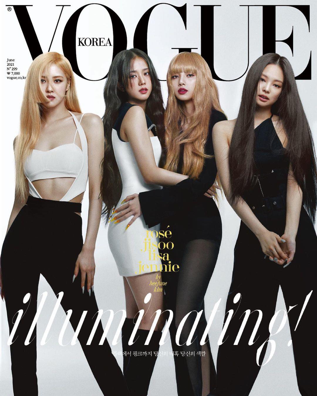 BLACKPINK lần thứ hai xuất hiện trên bìa của Vogue Korea (Nguồn: Internet).