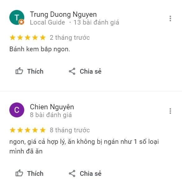 Review của khách hàng tại Givral Bakery (BlogAnChoi)