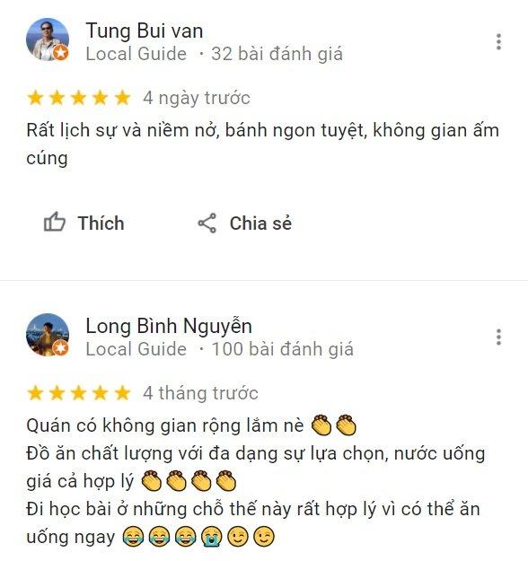 Review của khách hàng tại TOUS les JOURS (Ảnh BlogAnChoi)