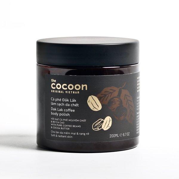 Tẩy da chết làm từ cà phê Đăk Lăk và bơ cacao của Cocoon (Ảnh: Internet).