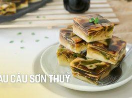 Cách làm rau câu sơn thủy (Nguồn: Internet)