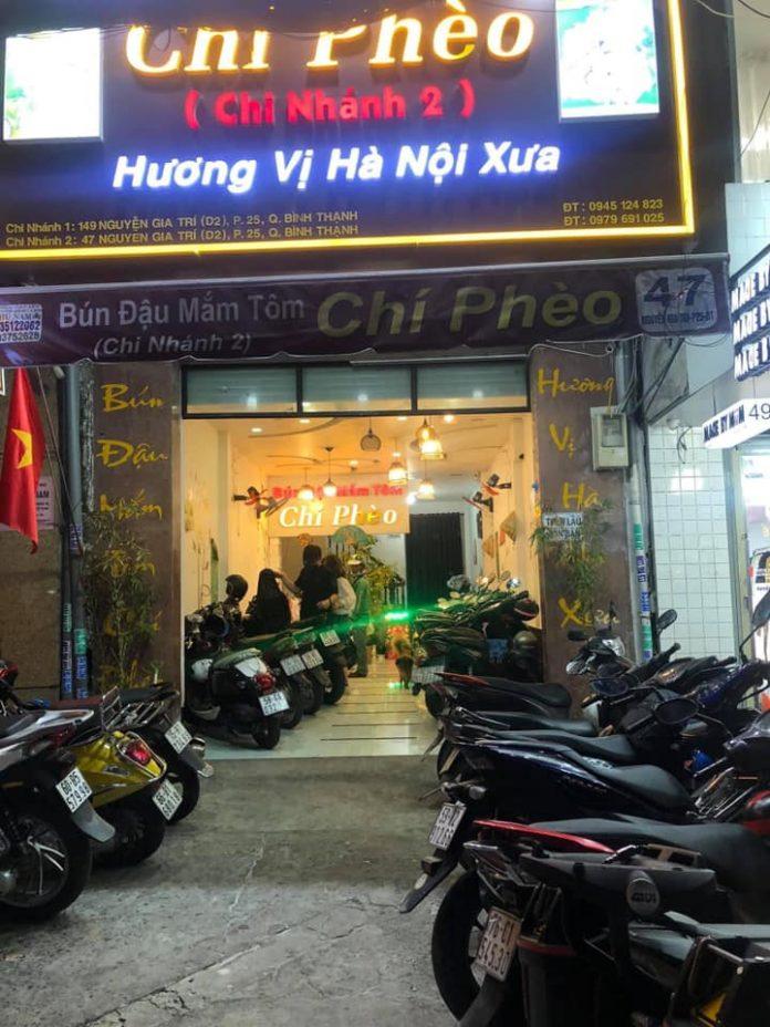 Quán Bún đậu mắm tôm Chí Phèo (ảnh: internet)