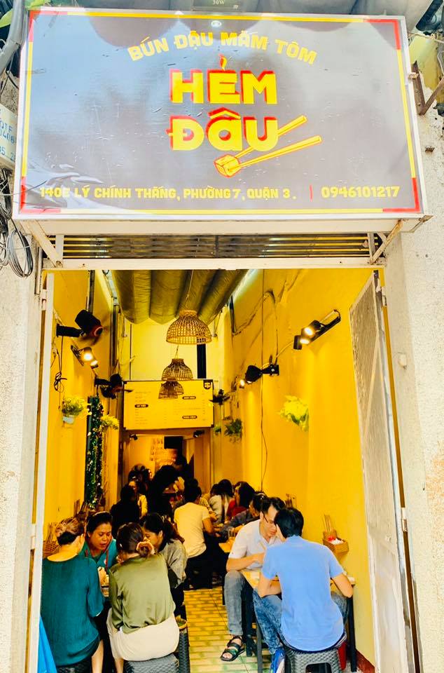 Quán Hẻm Đậu- Bún đậu mắm tôm (ảnh: internet)