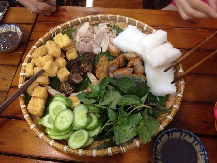 Bún đậu mắm tôm Hà Nội Quán Chinsoo (ảnh: internet)