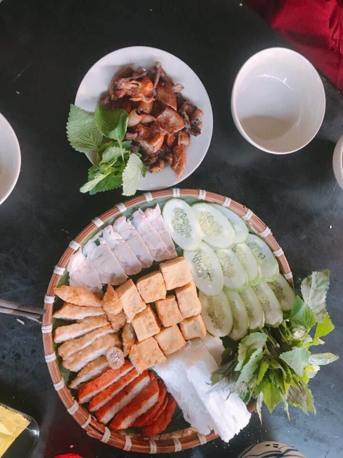 Quán bún đậu mắm tôm Làng Vòng (ảnh: internet)