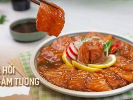Cách làm cá hồi ngâm tương (Nguồn: Internet)