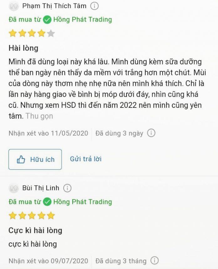 Nhận xét của khách hàng trên Tiki (ảnh: BlogAnChoi)