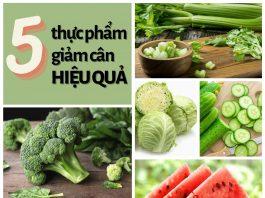 Thực phẩm giúp giảm cân