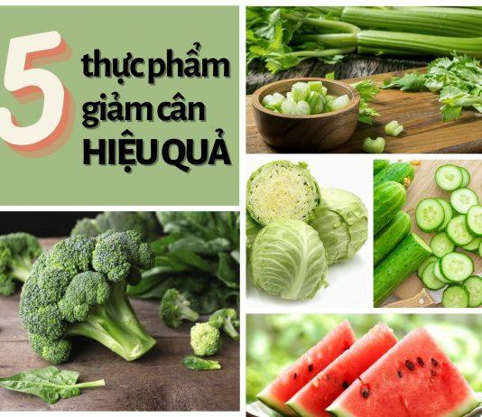 Thực phẩm giúp giảm cân