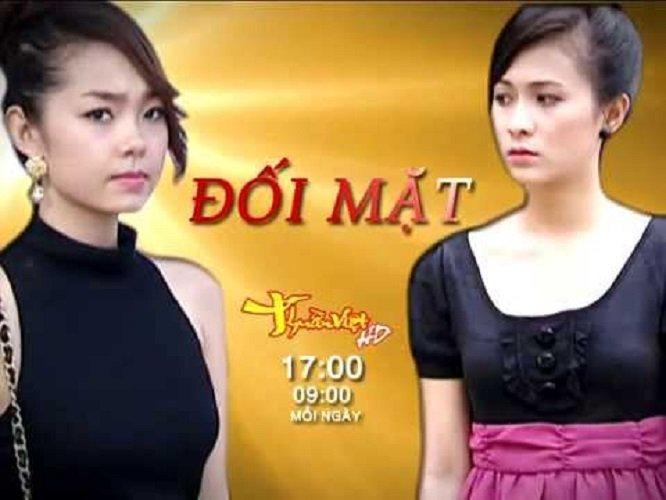 Poster phim truyền hình Việt Nam Đối Mặt (Nguồn: Internet)
