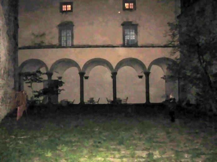 Bức ảnh được cho là nhìn thấy hồn ma tại lâu đài (Ảnh: Internet).
