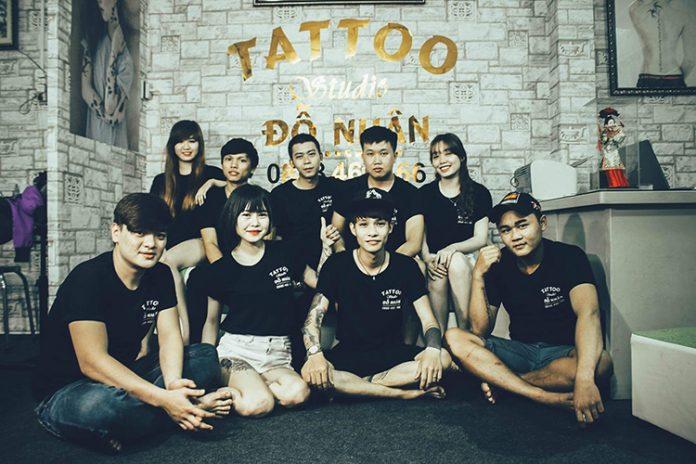 Đội ngũ artist của Đỗ Nhân Tattoo (ảnh: internet)