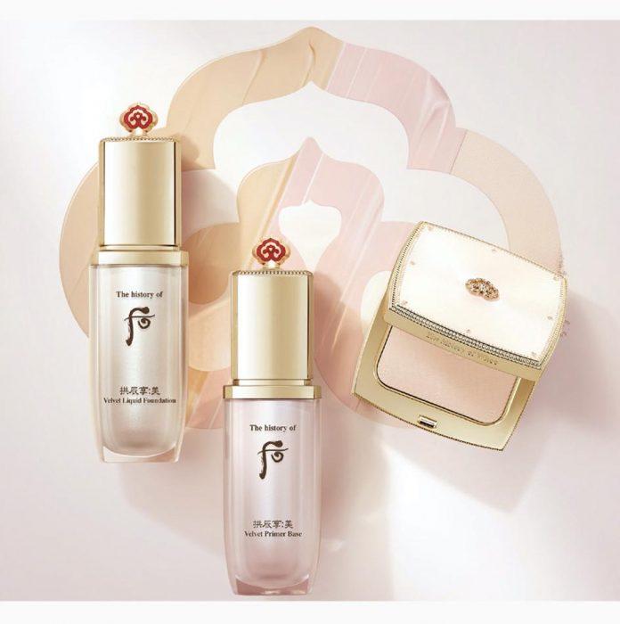 The History of Whoo Gongjinhyang Mi là dòng sản phẩm makeup sang trọng lấy cảm hứng từ vẻ đẹp thanh tú của những nàng Vương hậu cổ xưa (Nguồn: Internet).