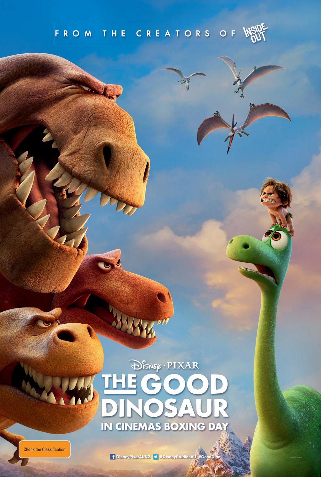 Poster phim The Good Dinosaur - Chú Khủng Long Tốt Bụng (2015) (Ảnh: Internet)