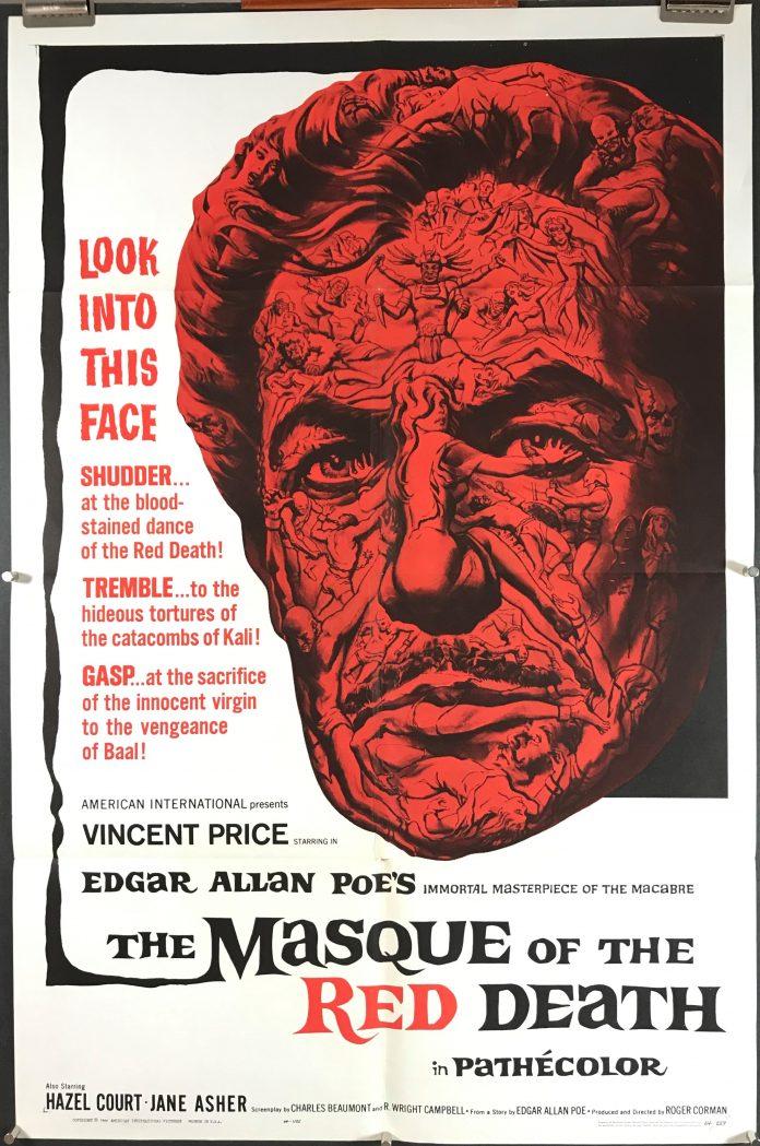 Poster phim The Masque of the Red Death (1964) (Ảnh: Internet)