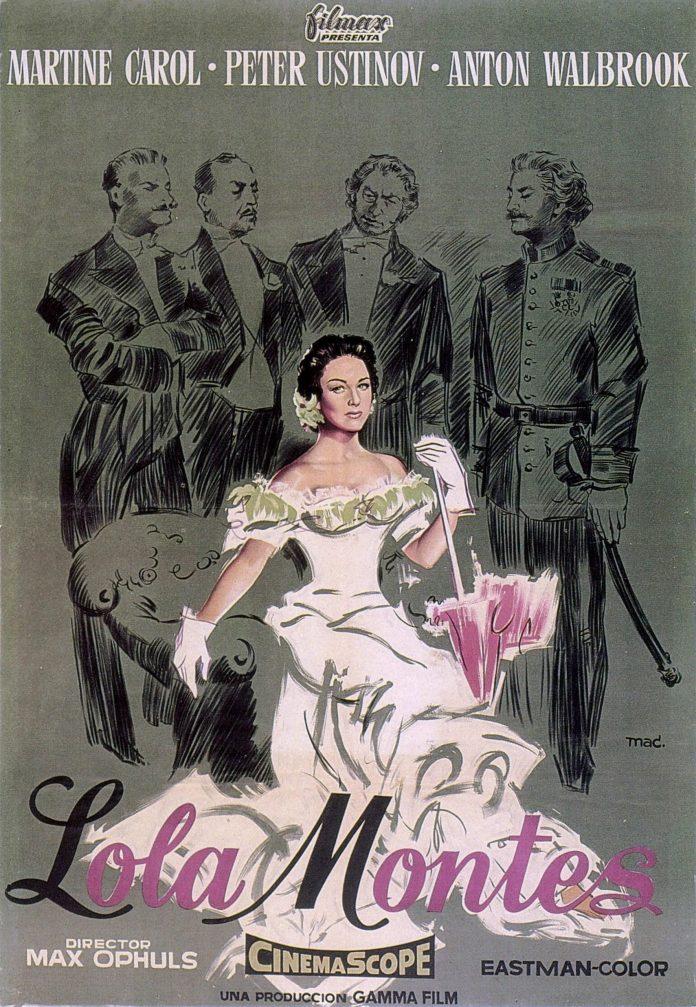Poster phim Lola Montès (1955) (Ảnh: Internet)