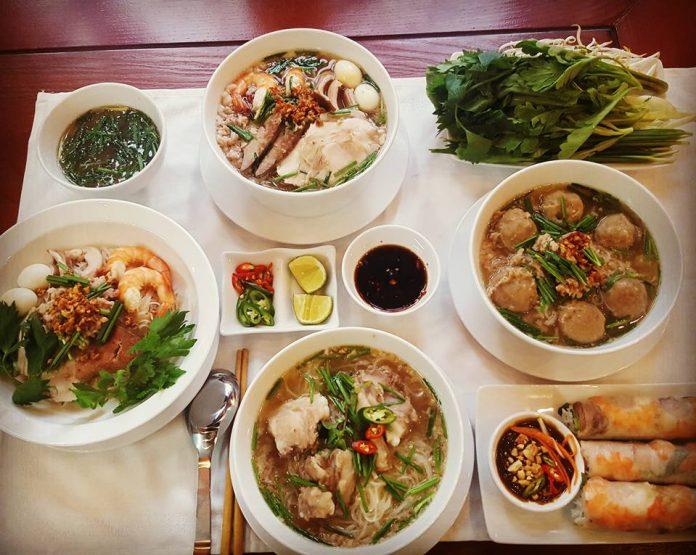 Đồ ăn ở Quán hủ tiếu Minh Châu rất hấp dẫn. (Nguồn: Internet)