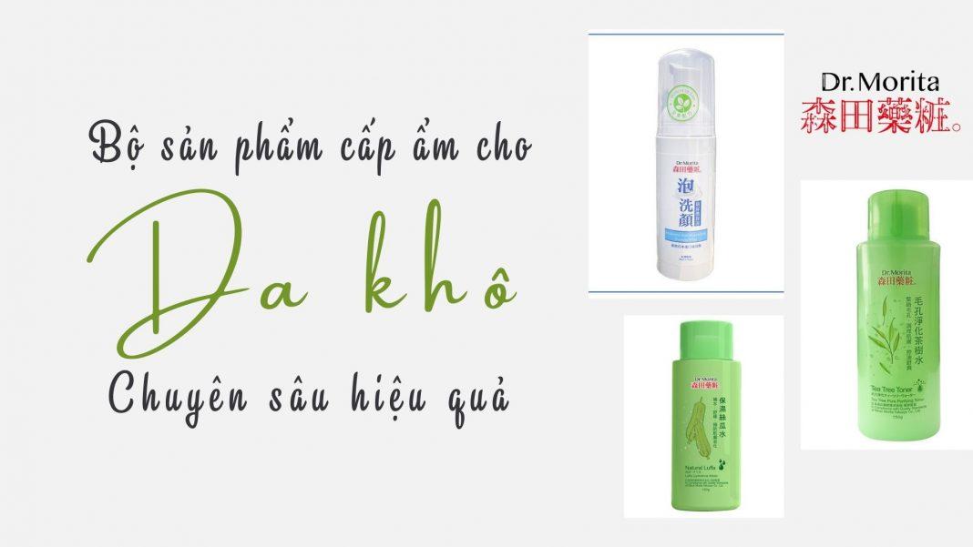 Review bộ sản phẩm dành cho da khô của Morita giúp cấp ẩm chuyên sâu (Nguồn: Internet).