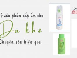 Review bộ sản phẩm dành cho da khô của Morita giúp cấp ẩm chuyên sâu (Nguồn: Internet).