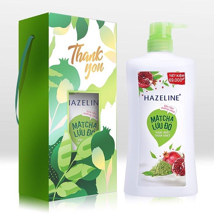 Sữa tắm dưỡng sáng da Hazeline Matcha lựu đỏ được nhiều khách hàng yêu thích và lựa chọn (ảnh: internet)