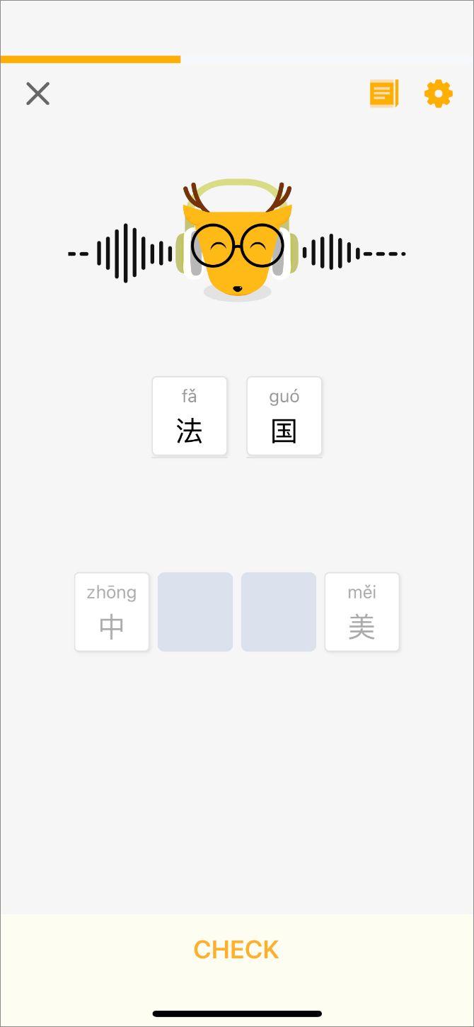 Học tiếng Trung với LingoDeer (Ảnh: Internet).