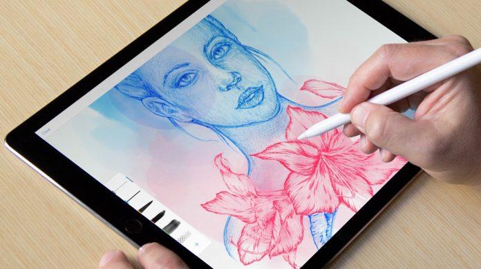 Vẽ tranh với ứng dụng Adobe Photoshop Sketch (Ảnh: Internet).